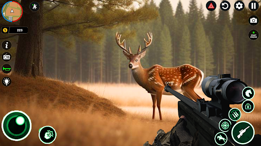 Animais Sniper 3D Caca jogo