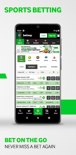 Android application Betway NG screenshort