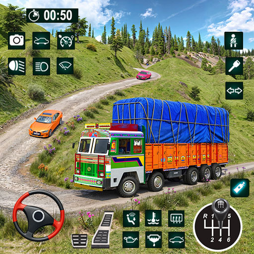 Indian Truck Cargo Driving 3D logo