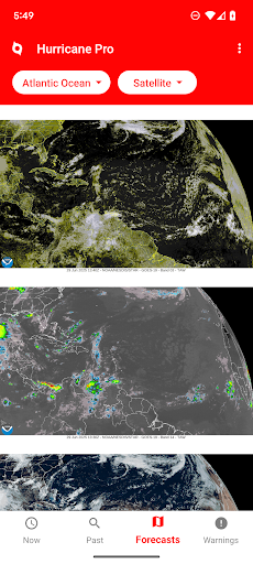 Screenshot of My Hurricane Tracker Pro