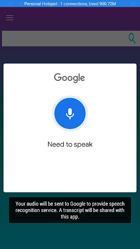 Voice Search Screen 3