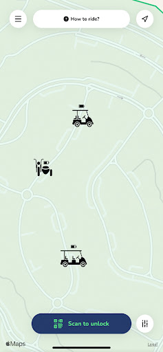 Android application Divercity Ride screenshort