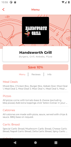 Handsworth Grill S13 Screen 2