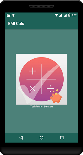 Android application EMI Calculator screenshort