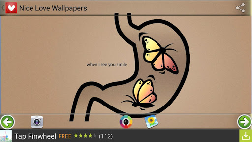 Android application Nice Love Wallpapers screenshort