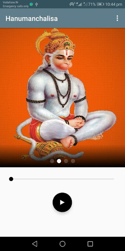 Android application hanumanchalisa screenshort