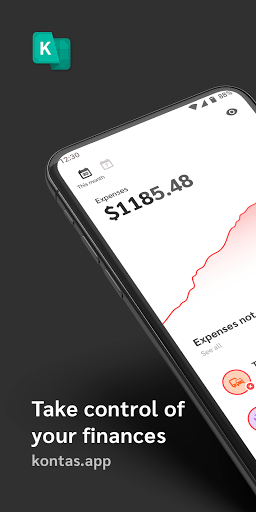 Android application Kontas - Expenses Tracker screenshort