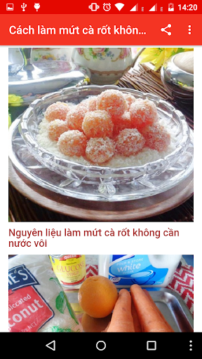 Hướng dẫn làm các loại mứt kẹo