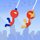 Stick rope hook hero : Swing rescue mission