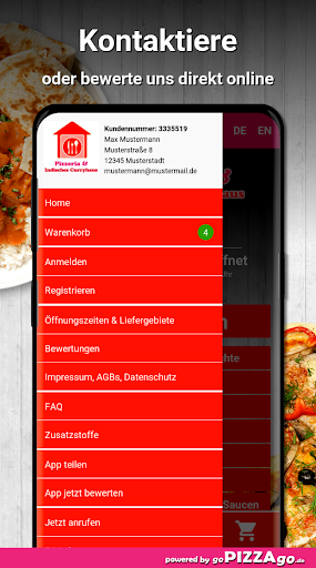 Pizza- und Curryhaus Riedstadt Screen 3
