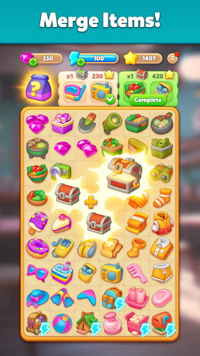 Screenshot of World Tour Merge: Puzzle Game