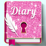 Glitter Lock Diary icon