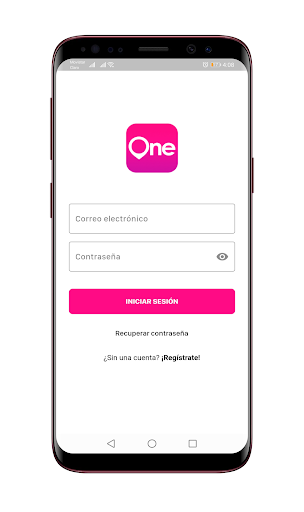 Android application One Pasajero screenshort