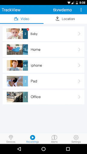 TrackView Viewer Screen 3