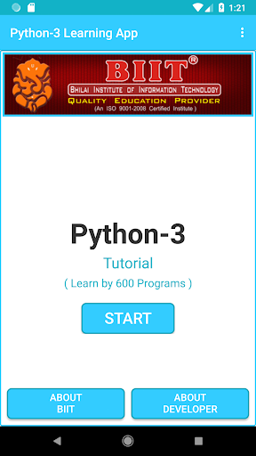 Android application Python-3 Training App-600Prg screenshort
