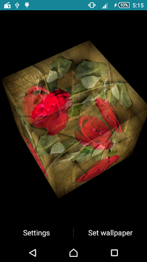 Valentine Cube Live Wallpaper Screenshot 4 - AppWisp.com