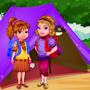 Arietta's crazy team camping