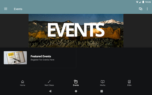 Screenshot of Mountain Springs Church