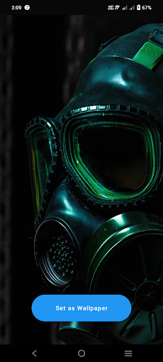 Android application Gas Mask Wallpaper screenshort
