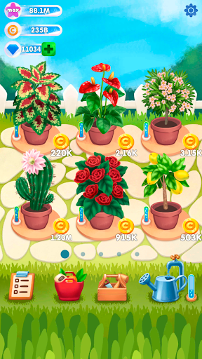 Android application Plants Garden Idle screenshort