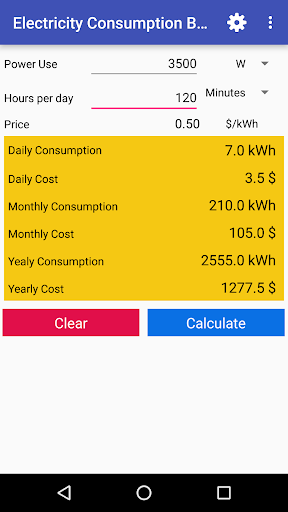 Electric Cost Bill Calculator