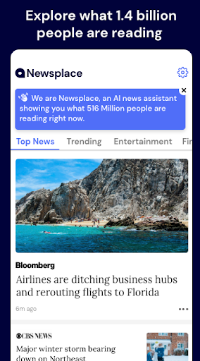 Newsplace:Dynamic News Stories Screen 2