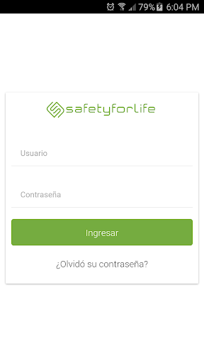 Android application Safety for life screenshort