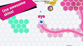screenshot of Hexa io Online Hexagon action