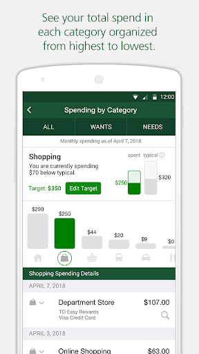 TD MySpend Screen 3