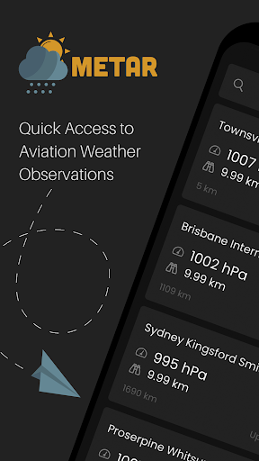Android application METAR screenshort