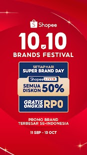 Shopee 10.10 Brand Festival Screenshot