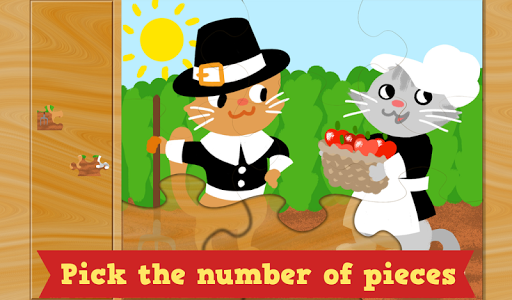 Screenshot of Kids Thanksgiving Puzzles Full