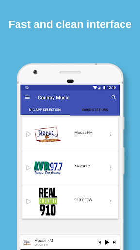 Country Radio Stations Screen 2