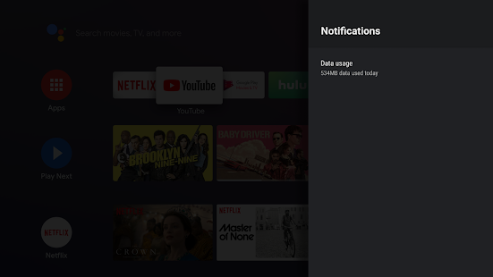 Android TV Data Saver Screenshot
