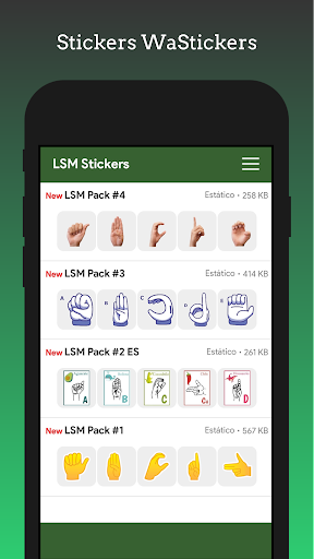 Stickers - LSM - Sign language Screenshot