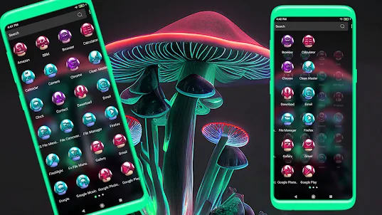 Colorful Mushroom Theme