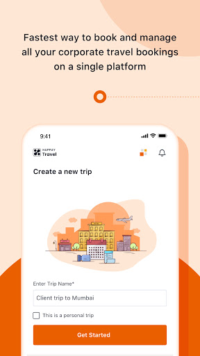 Android application Happay Travel screenshort