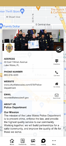 Lake Wales Police Department Screen 3