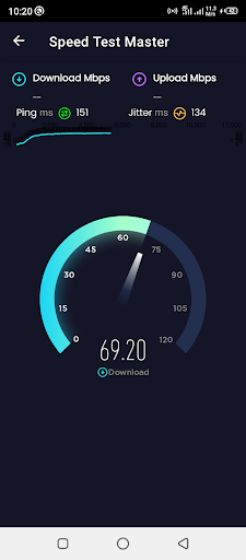 MS Internet Speed Test Screen 3