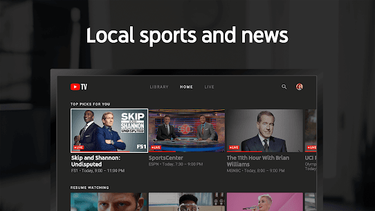 YouTube TV – Watch & Record Live TV 4