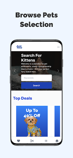 Android application Just Pets Malaysia screenshort