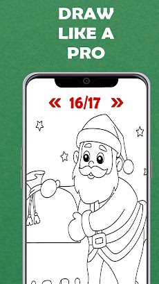 How To Draw Santaのおすすめ画像4