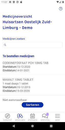 Mijn Huisarts online Screen 2