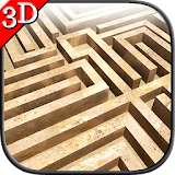 Maze Cartoon labyrinth 3D HD icon