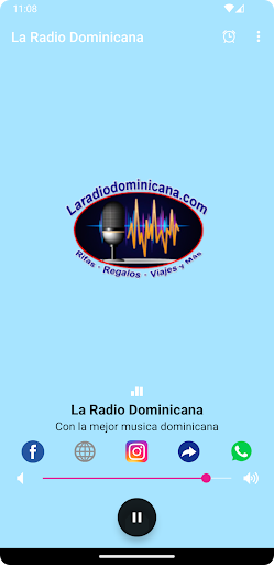 Android application La Radio Dominicana screenshort