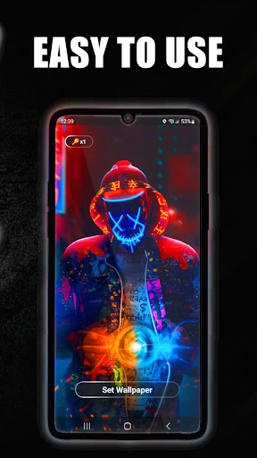 Black Live Wallpaper Screenshot 3 - AppWisp.com