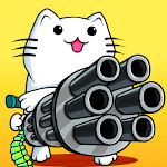 Cover Image of Tải xuống Cuộc chiến bắn mèo: trò chơi ngoại tuyến  APK