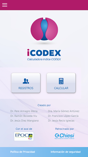 Android application iCODEX screenshort
