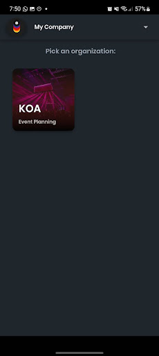 Android application Tick'it Manager screenshort
