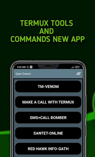 Android application Termux Commands and Tools screenshort